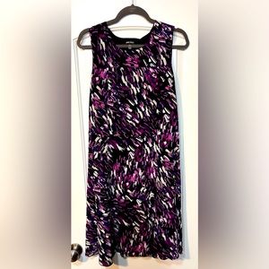 Nine West dress size 14. Pretty purple pattern.  Great condition.